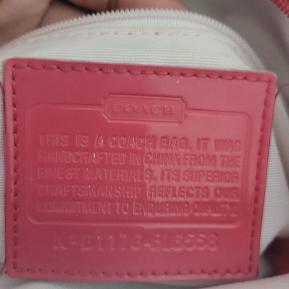 Coach Pink cross shoulder bag - Picture 9 of 14